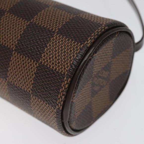 LOUIS VUITTON Damier Ebene Papillon Pouch LV Auth EC343 - Picture 16 of 16